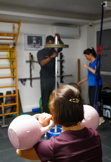 Moment de plaisir en coaching semi-privé - La Salle Pays de Gex